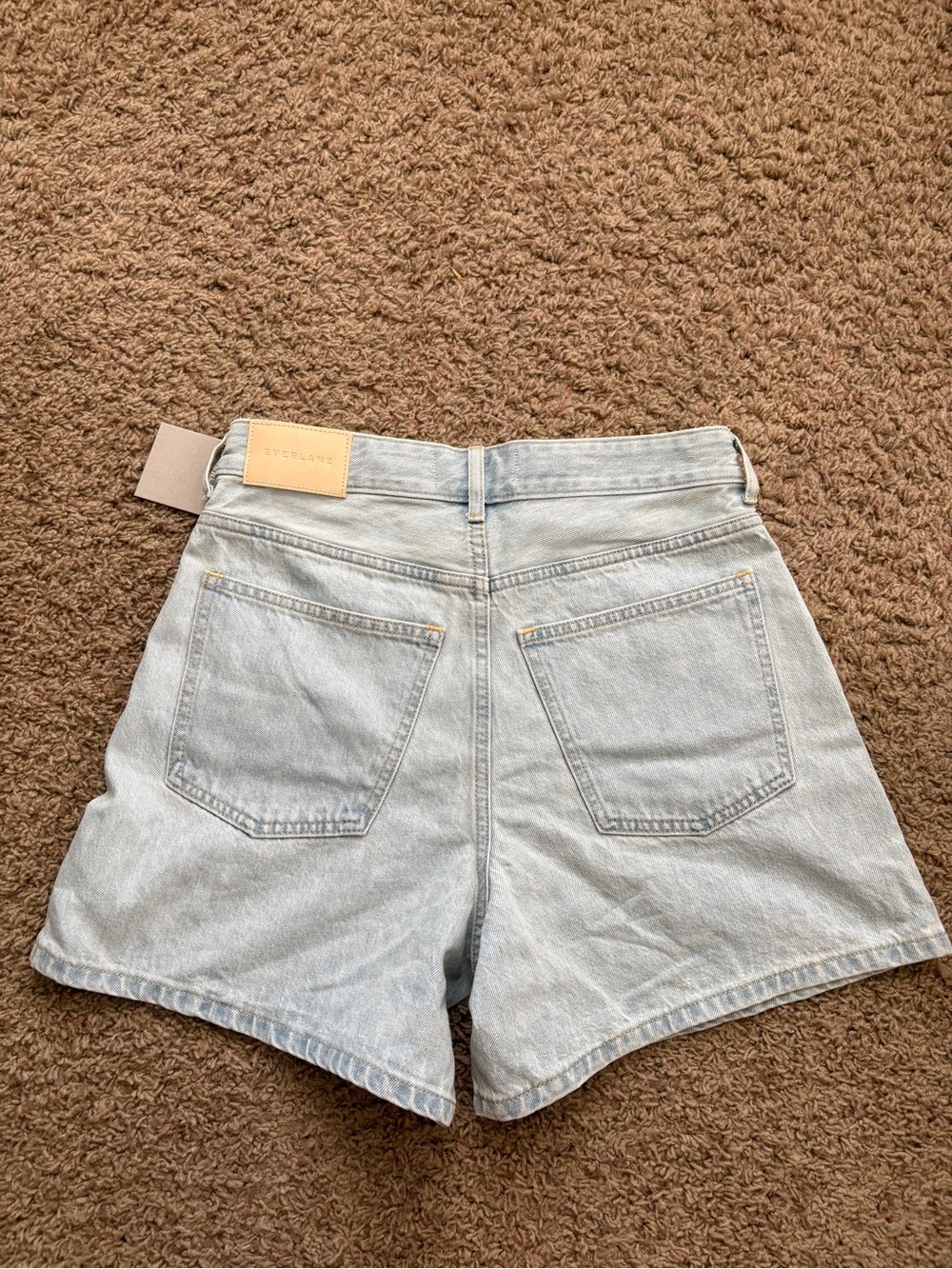 Everlane A-Line Denim Light Wash Shorts Women’s 27 High Rise Summer shorts - Picture 7 of 7